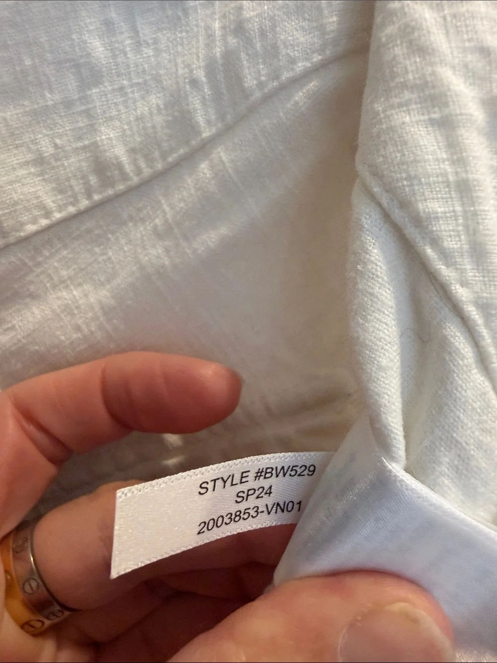 J. Crew crisp white